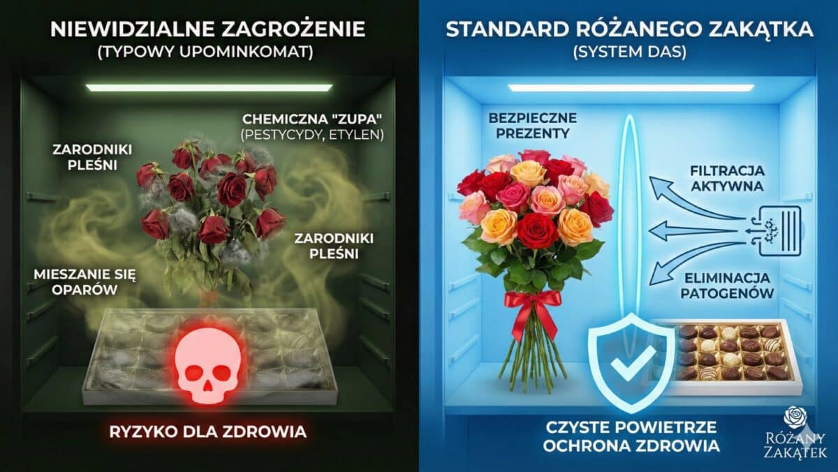 Niewidzialne zagrożenie w Twoim prezencie. Czego nie mówią Ci o pestycydach i pleśni w upominkomatach?